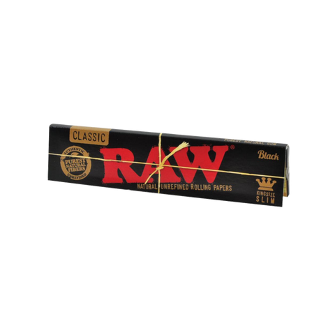 raw classic black rolling paper