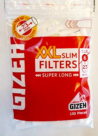 Gizeh Slim Cigarette Filters XXL 6/23mm Super Long